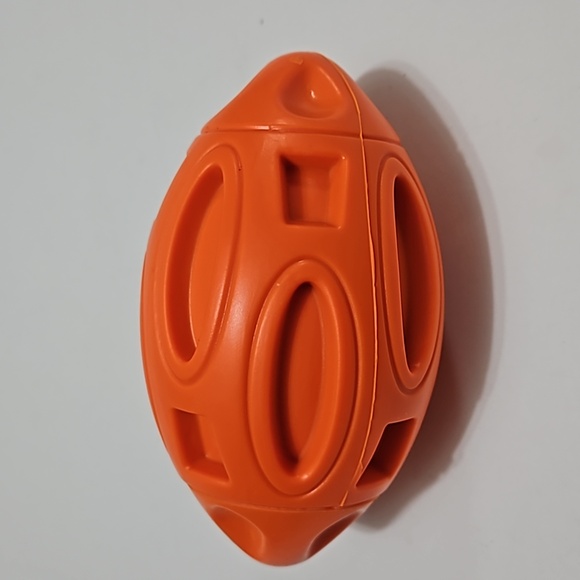 Dog Football Toy Orange Durable - Picture 9 of 10